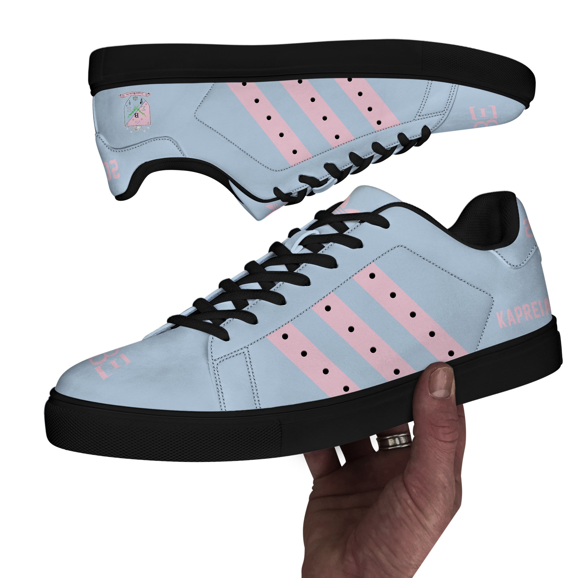 (Personalized) Sigma Beta Xi Sorority Genuine Leather Shoes