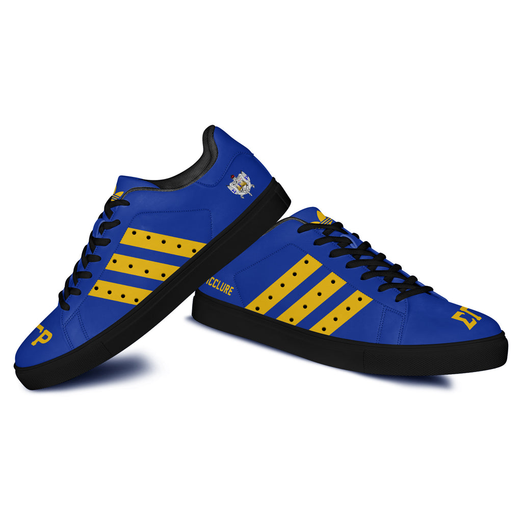 (Personalized) Sigma Gamma Rho Sorority Genuine Leather Shoes