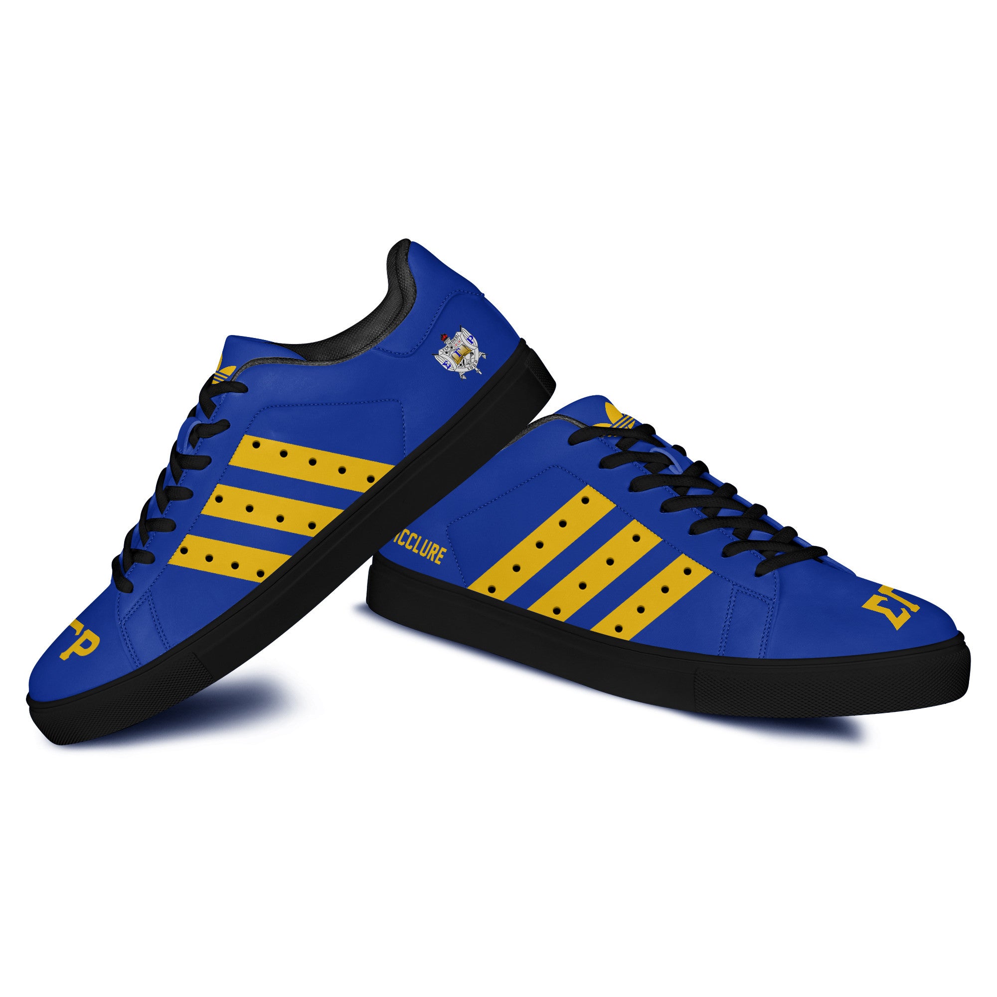 (Personalized) Sigma Gamma Rho Sorority Genuine Leather Shoes