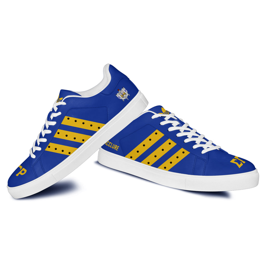 (Personalized) Sigma Gamma Rho Sorority Genuine Leather Shoes