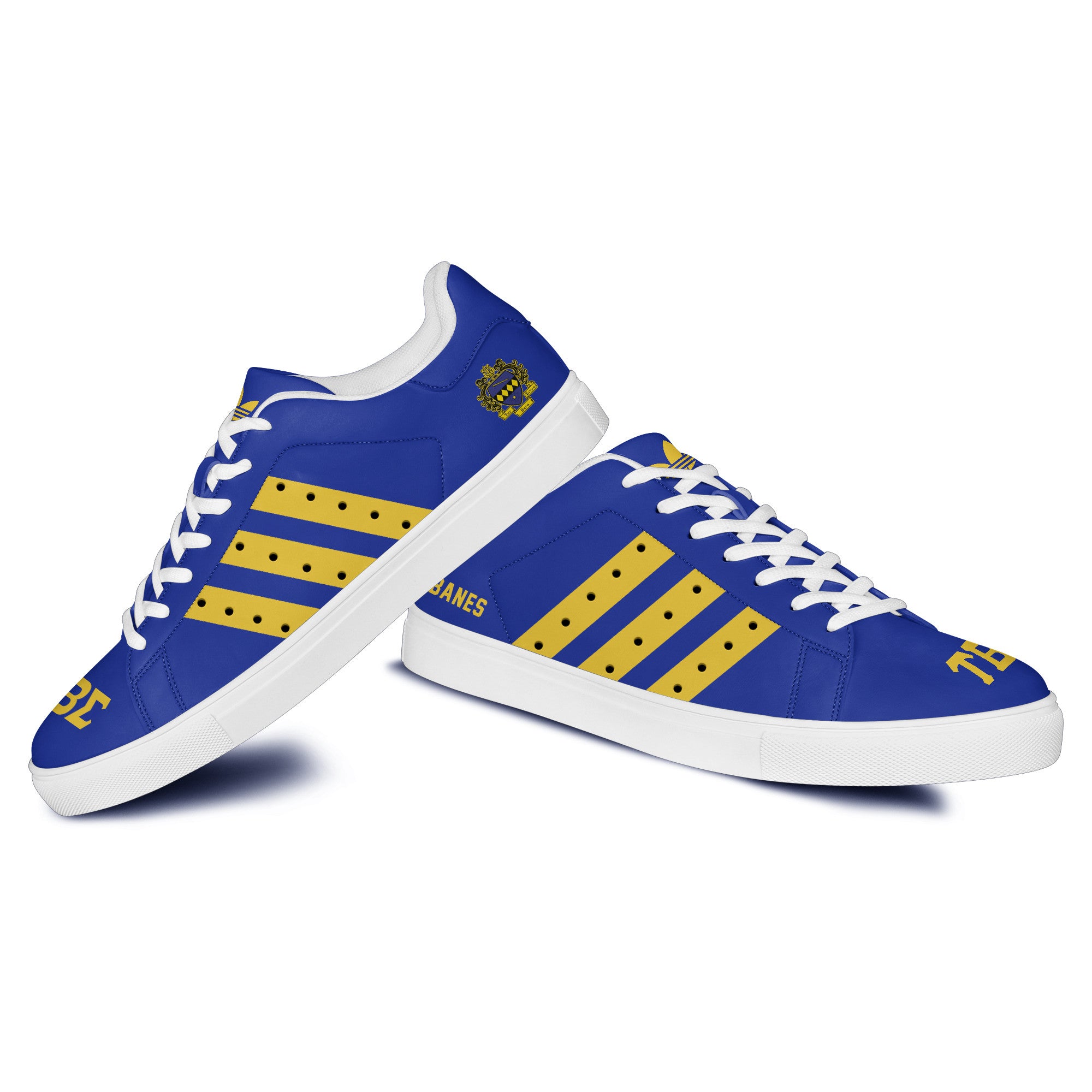 (Personalized) Tau Beta Sigma Band Sorority Genuine Leather Shoes
