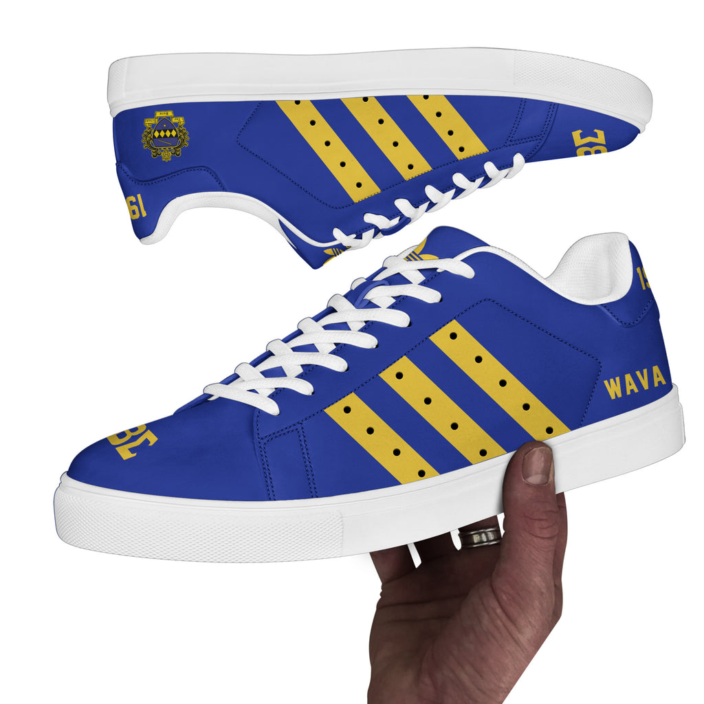 (Personalized) Tau Beta Sigma Band Sorority Genuine Leather Shoes