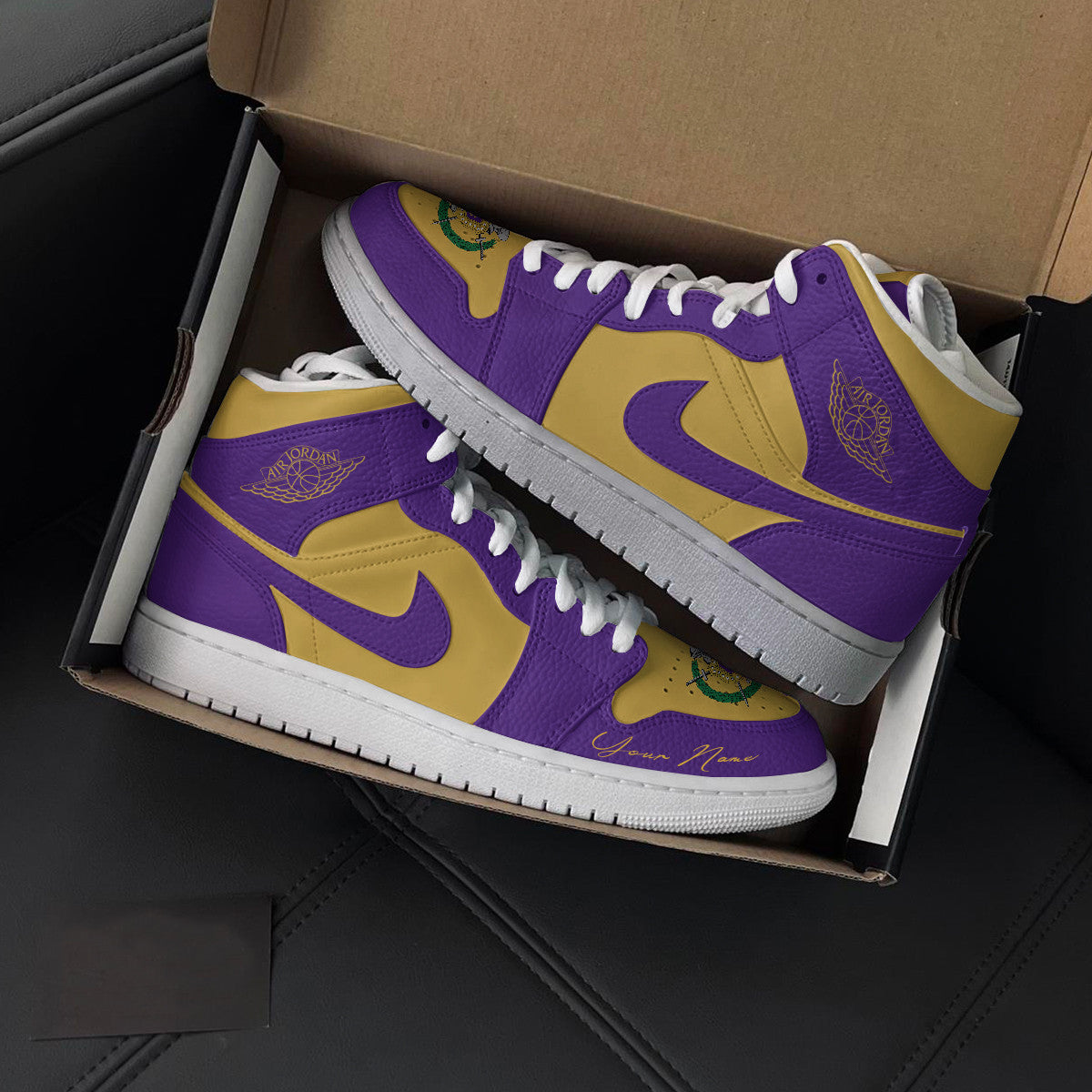 (Personalized) Omega Psi Phi Fraternity x Nike Air Jordan 1