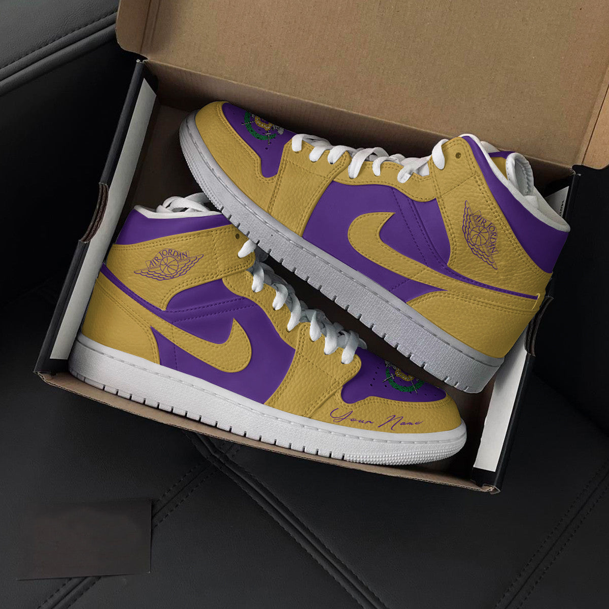 (Personalized) Omega Psi Phi Fraternity x Nike Air Jordan 1
