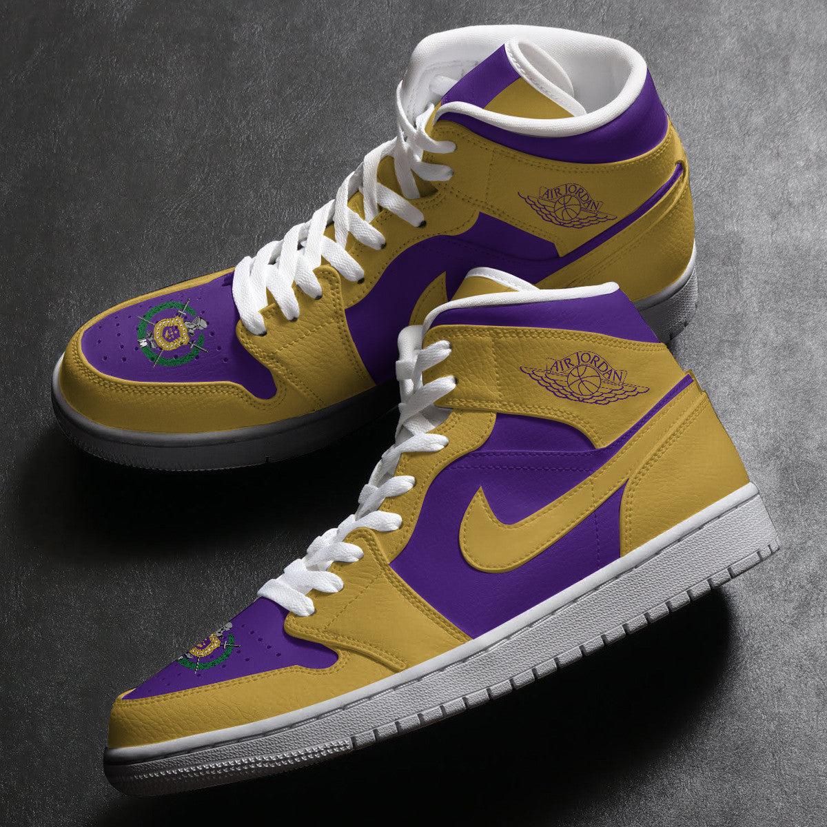 (Personalized) Omega Psi Phi Fraternity x Nike Air Jordan 1