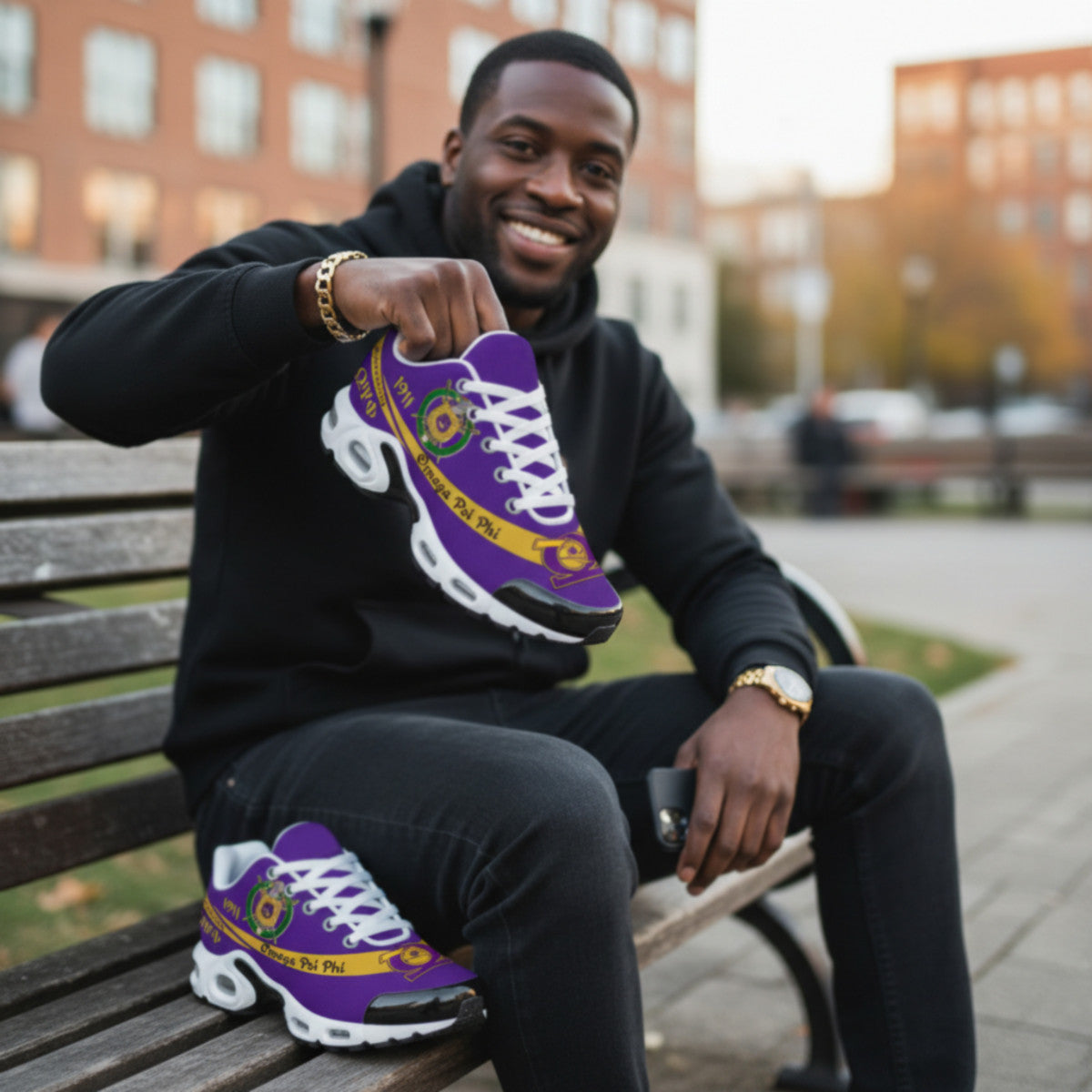 AfricaZone Shoes - Omega Psi Phi Cushion Sports Shoes A31
