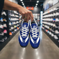 Sigmas 1914 Brotherhood Blue & White Cushion Sport Shoes - Legacy in Every Step