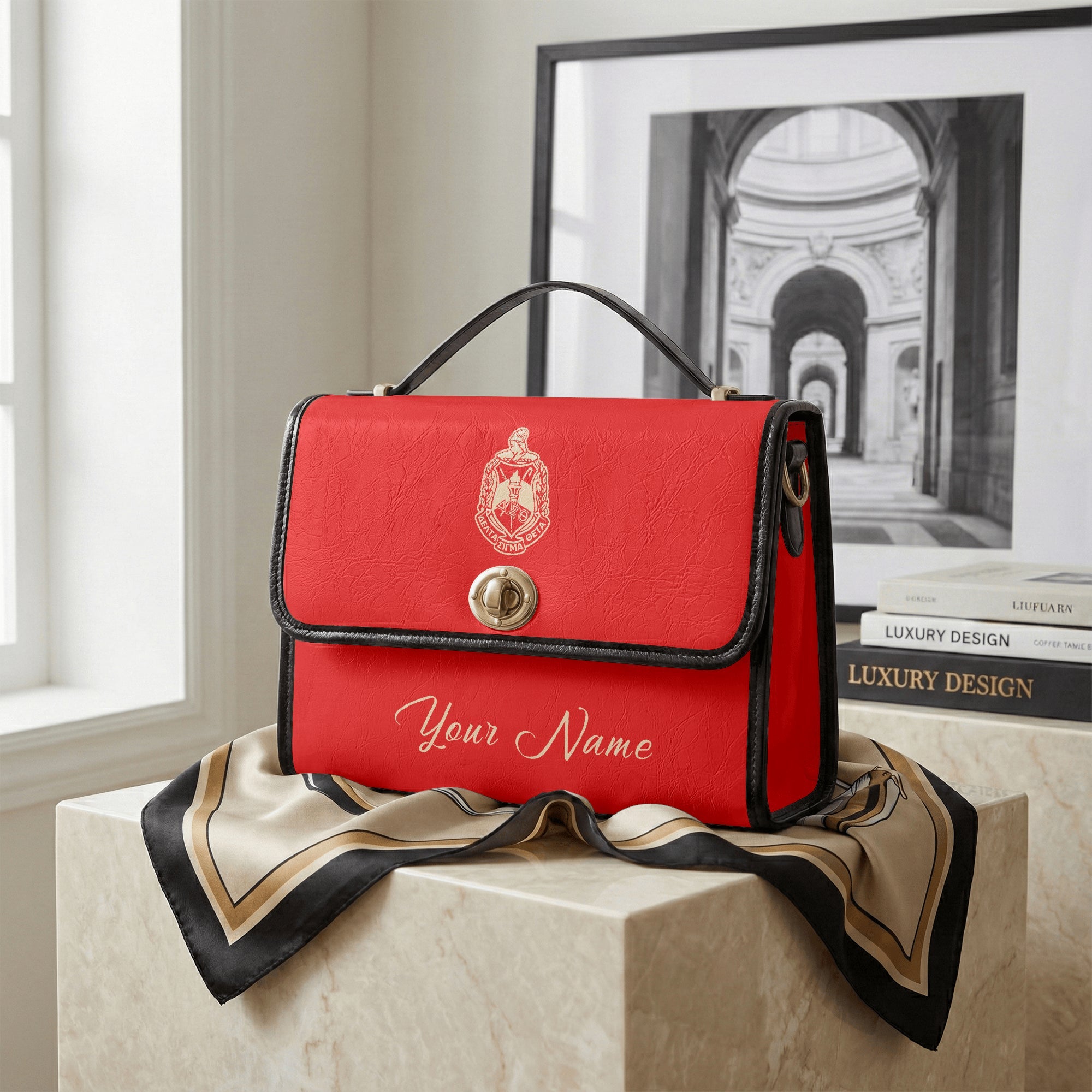 (Personalized) Deltas 1913 Sisterhood Crossbody Bag