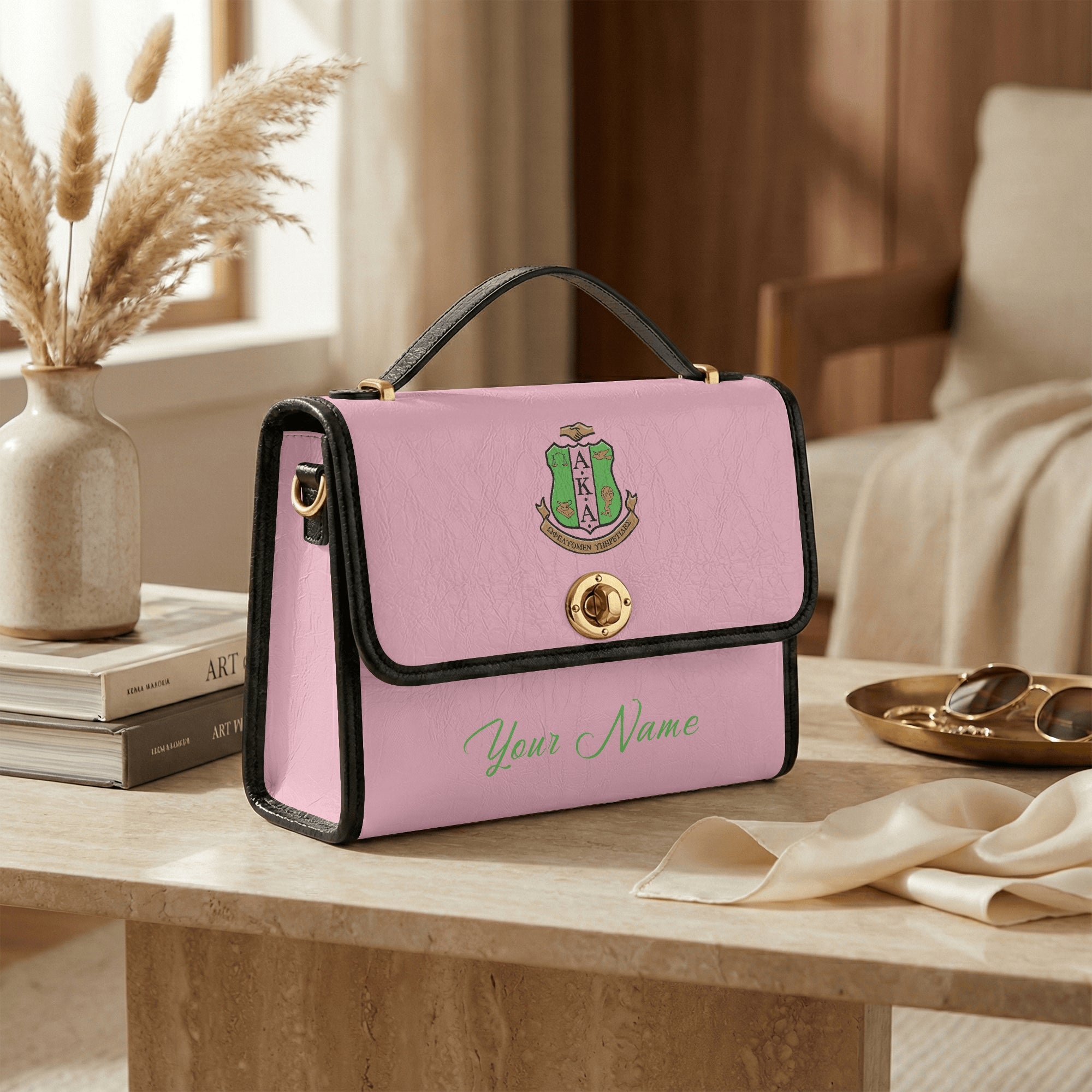 (Personalized) AKA Ivies 1908 Sisterhood Crossbody Bag