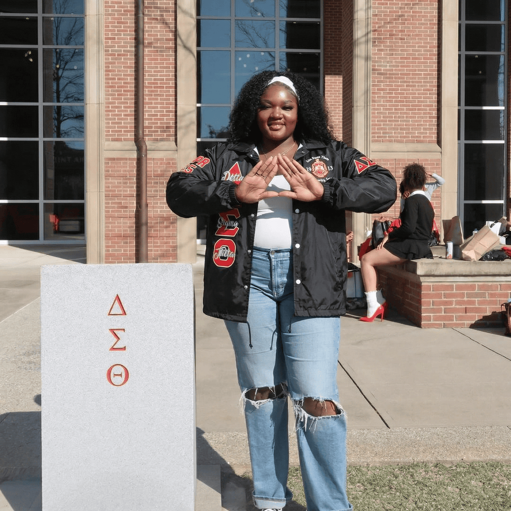 (Personalized) Deltas 1913 Sisterhood Pyramid Line Jacket