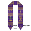 (Custom) Omega Psi Phi Fraternity Graduation Stole
