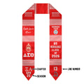 (Custom) Delta Sigma Theta Sorority Graduation Stole