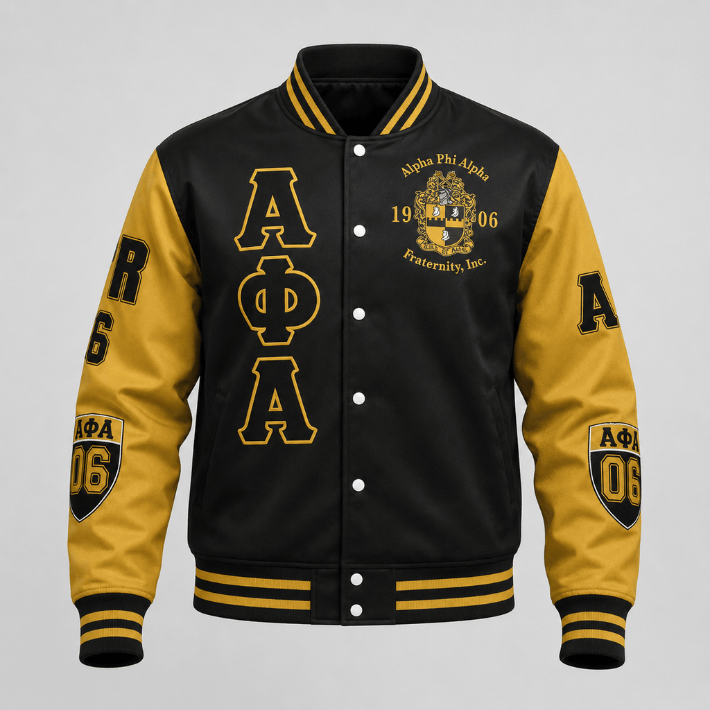 (Personalized) Alpha Phi Alpha Fraternity Varsity Jacket