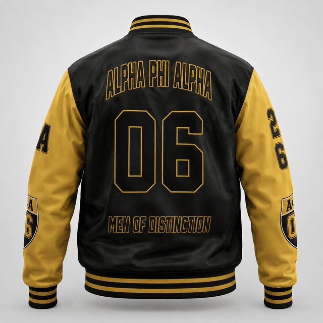 (Personalized) Alpha Phi Alpha Fraternity Varsity Jacket