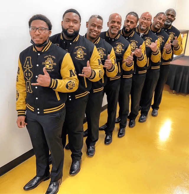 (Personalized) Alpha Phi Alpha Fraternity Varsity Jacket