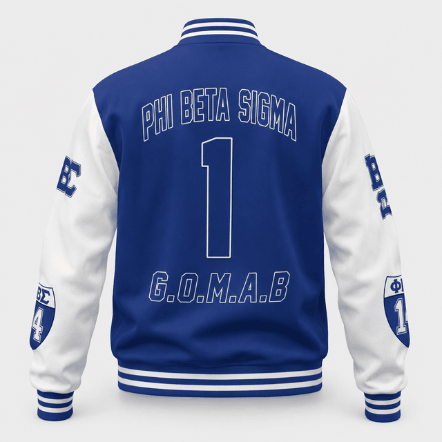 (Personalized) Phi Beta Sigma Fraternity Varsity Jacket