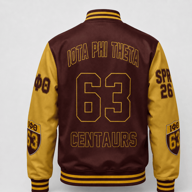 (Personalized) Iota Phi Theta Fraternity Varsity Jacket