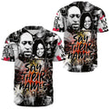 Africa Zone Baseball Jerseys - Say Their Names Black Lives Matter