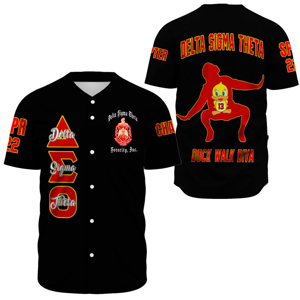 Delta Sigma Theta Duck Walk Diva Baseball Jerseys A31 | Getteestore.com