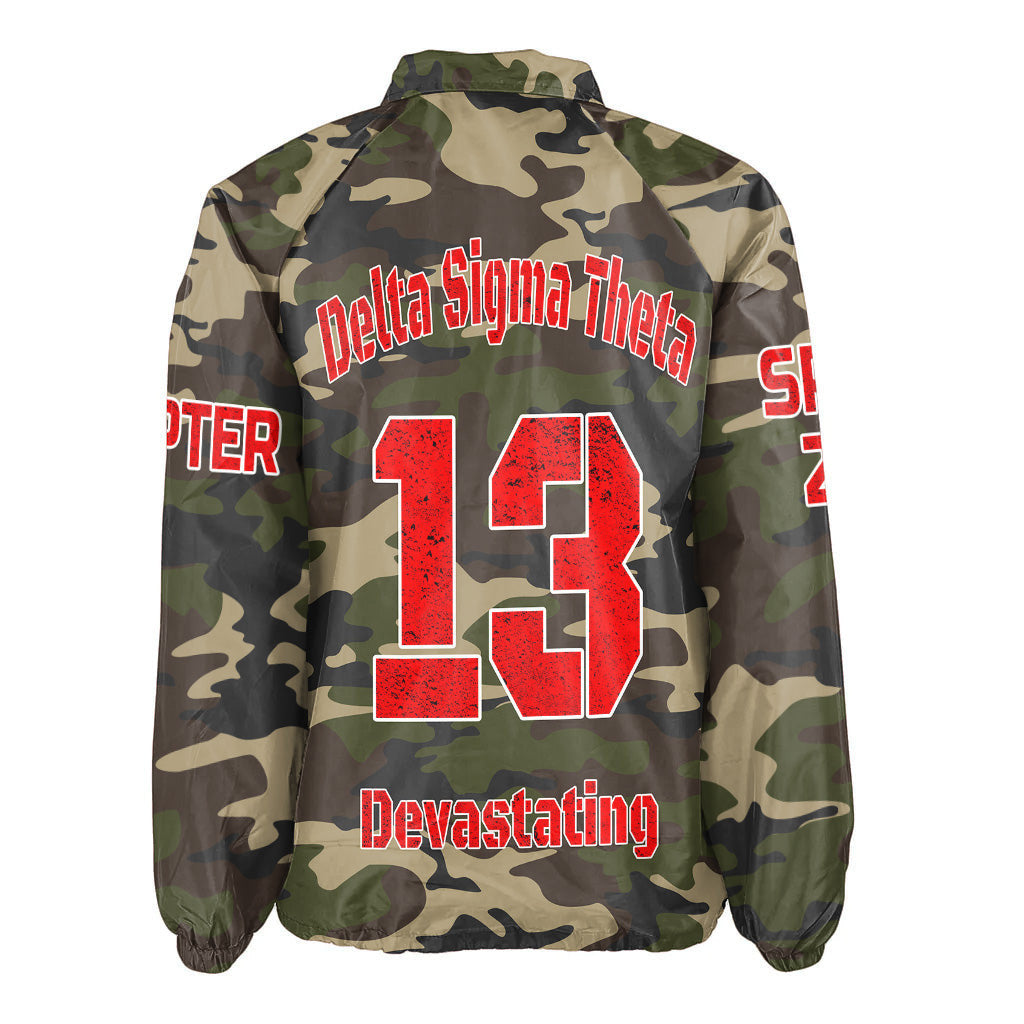 Africa Zone Jacket - Delta Sigma Theta Camouflage Crossing Jacket A31
