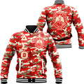 Africa Zone Jacket - Delta Sigma Theta Signature Camouflage Baseball Jackets T5