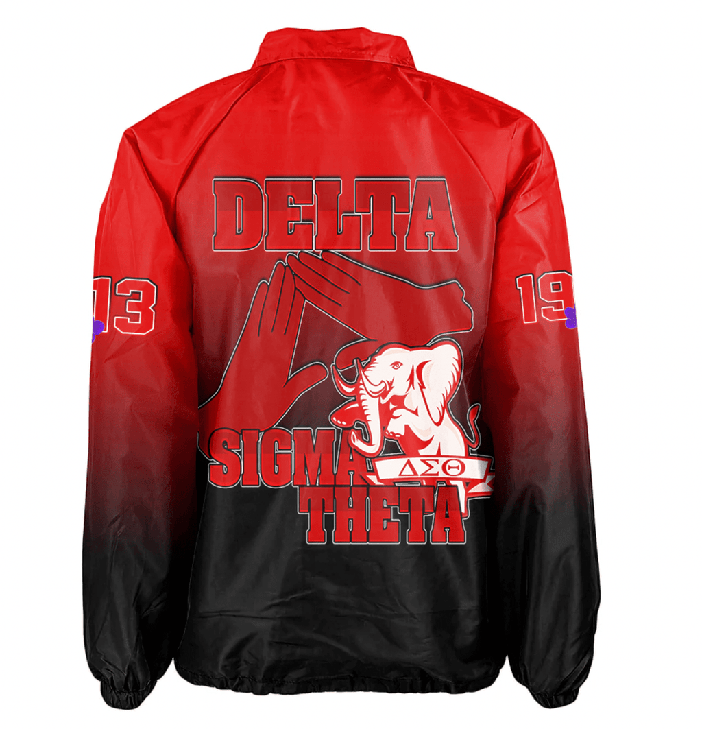 Africa Zone Jacket - Delta Sigma Theta Gradient Crossing Jacket A31