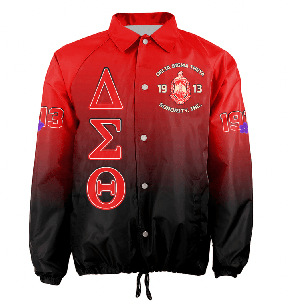 Africa Zone Jacket - Delta Sigma Theta Gradient Crossing Jacket A31