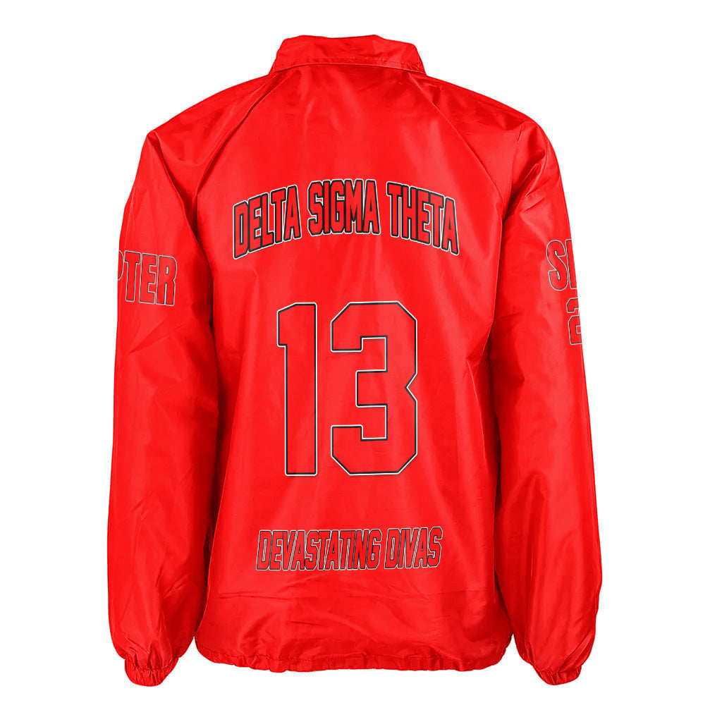 Africa Zone Jacket - Delta Sigma Theta(Red) Crossing Jacket A31