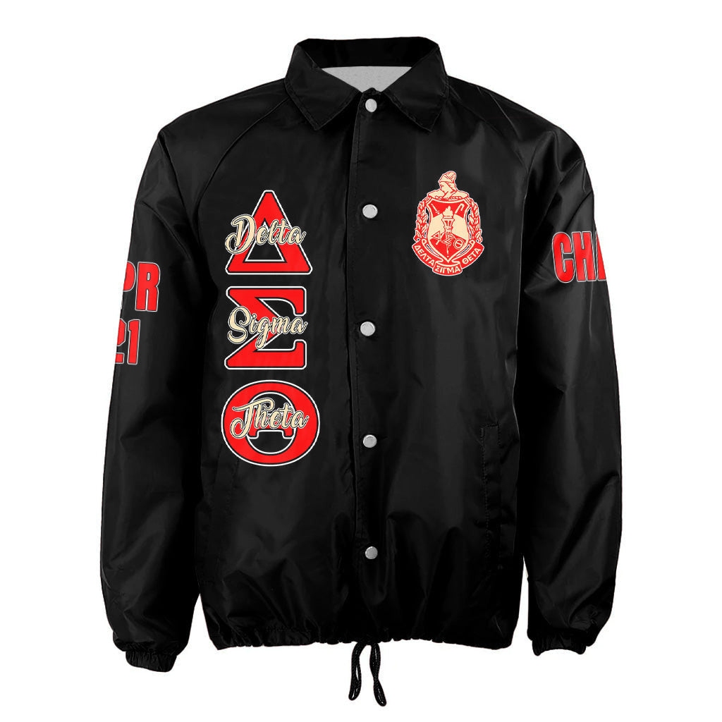 Africa Zone Jacket - Delta Sigma Theta(Black) Crossing Jacket A31