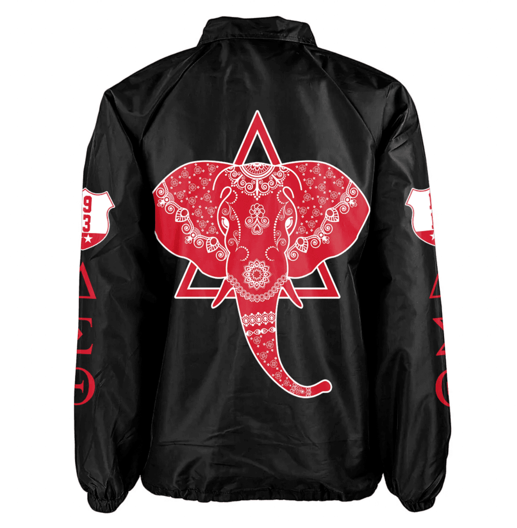 Africa Zone Jacket - Delta Sigma Theta Elephant Delta Crossing Jacket A31