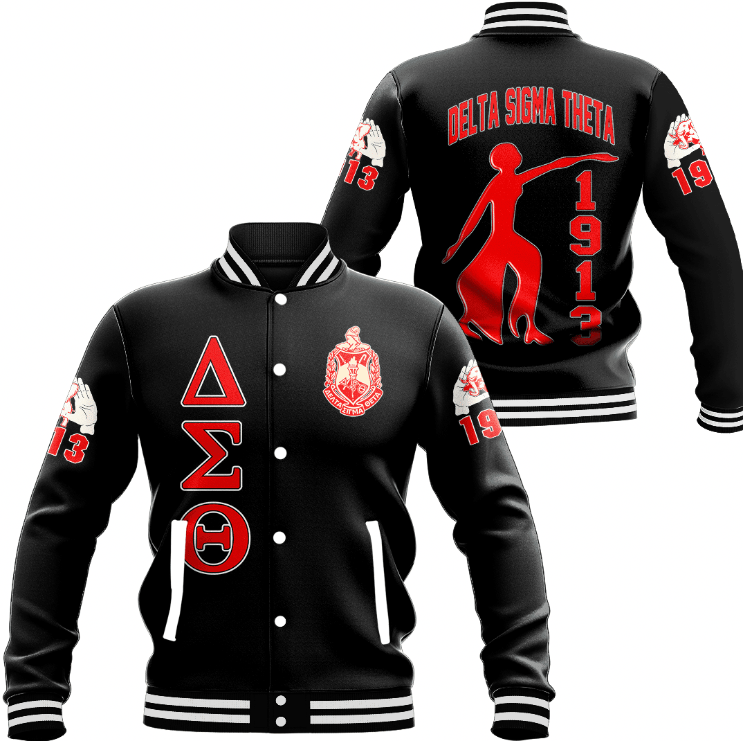 Africa Zone Jacket - Delta Sigma Theta Fortitude Baseball Jackets A31