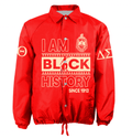 Africa Zone Jacket - Delta Sigma Theta Sorority Black History Crossing Jacket A31