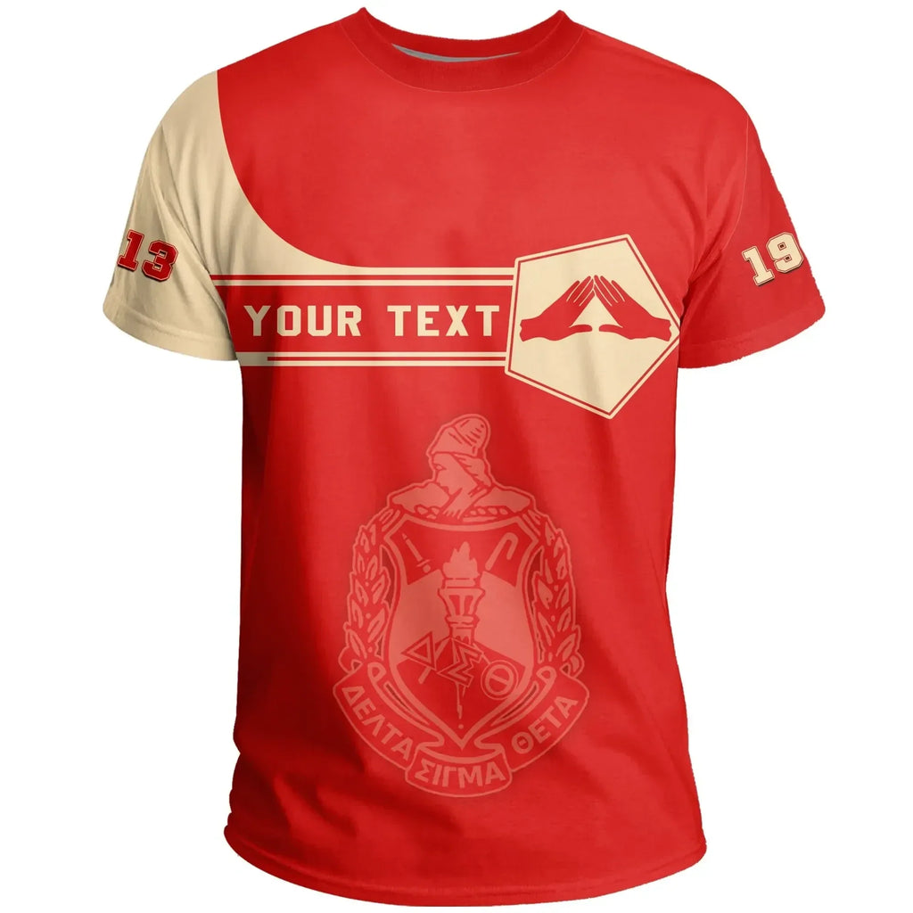 Personalised Delta Sigma Theta T-shirt - Simple Style J8