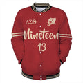 Africa Zone Jacket - Delta Sigma Theta Ninteeen 13 Baseball Jacket J5
