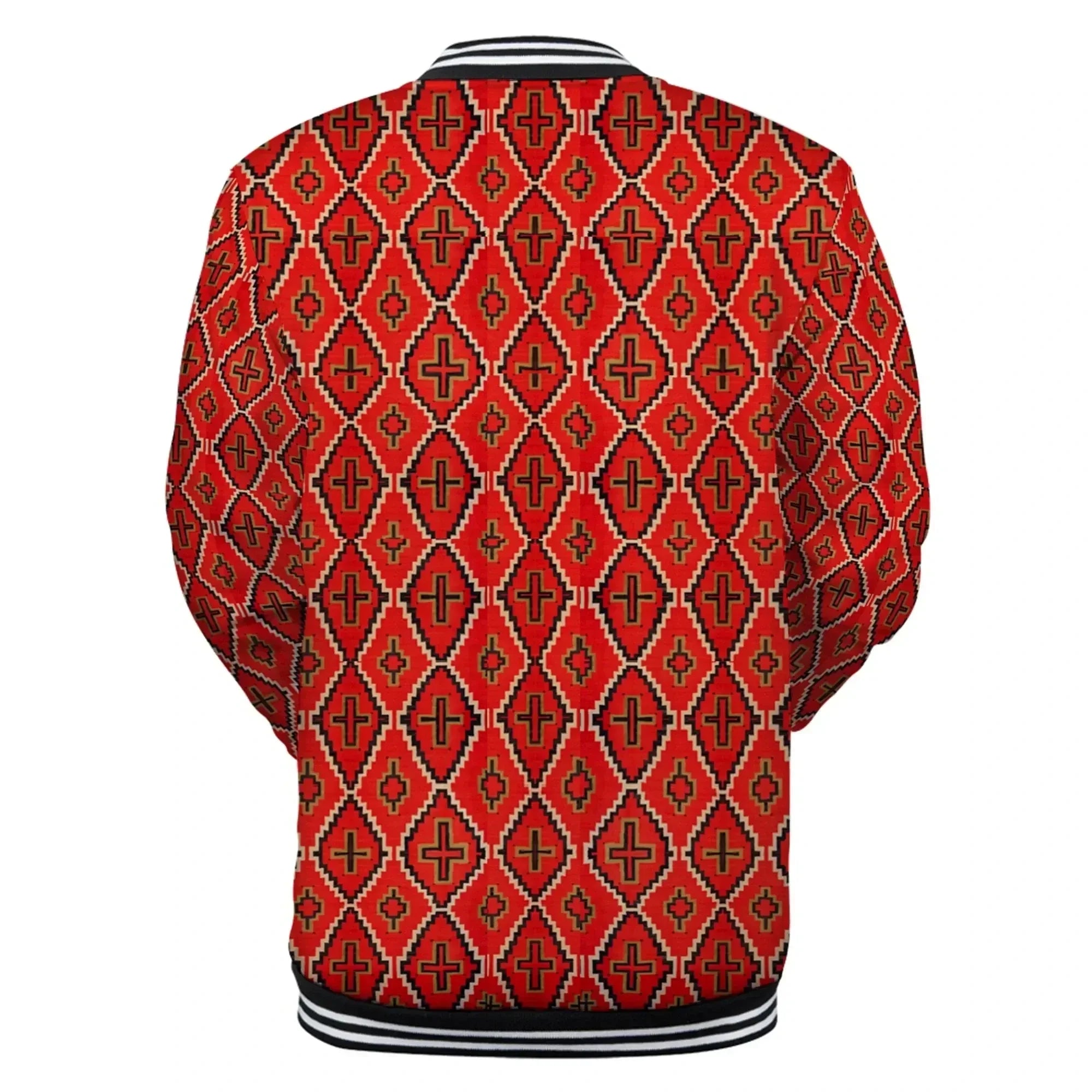 Africa Zone Jacket - Delta Sigma Theta Afro Girl Dashiki Baseball Jacket J5