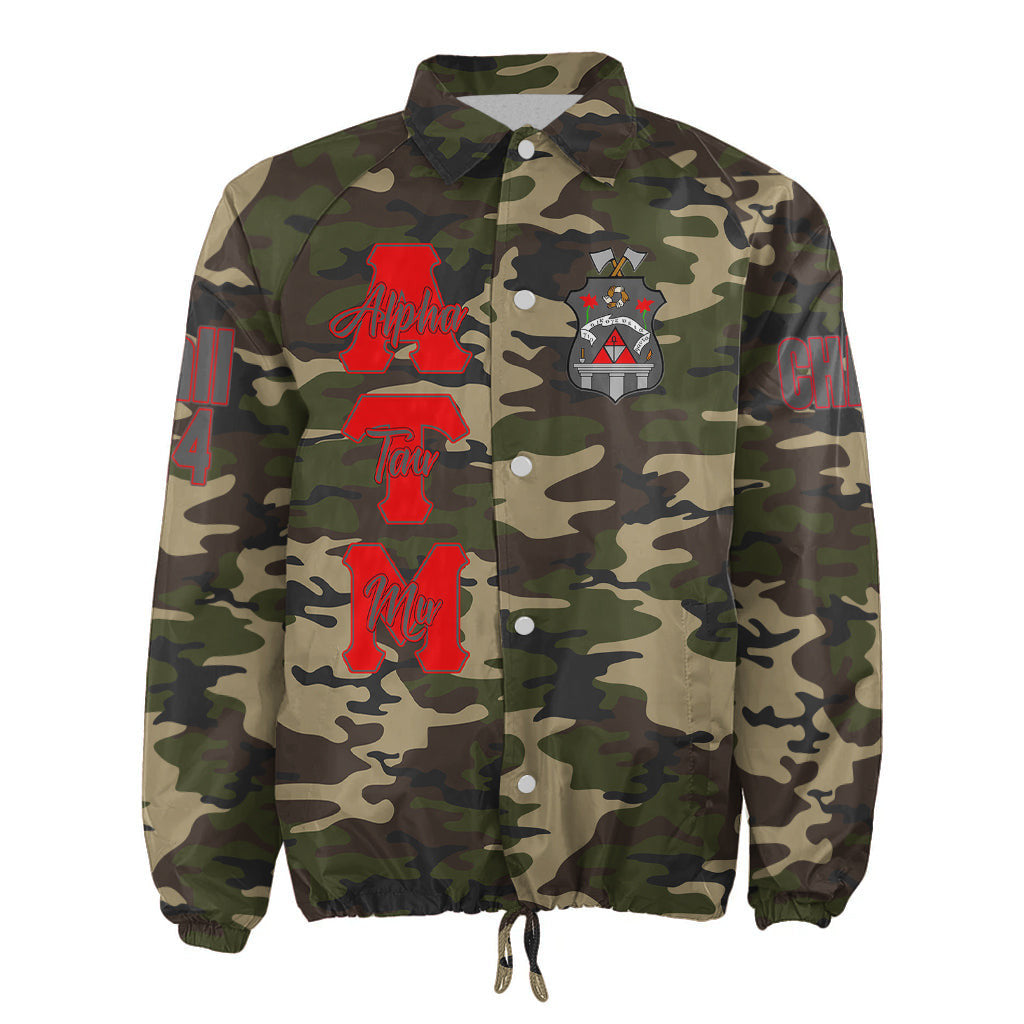 (Custom) Africa Zone Jacket - Alpha Tau Mu Camouflage Crossing Jacket A31