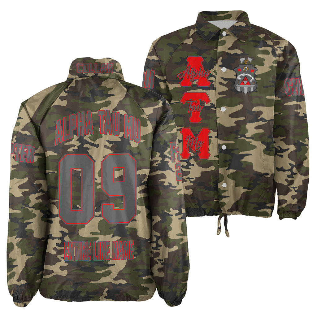 (Custom) Africa Zone Jacket - Alpha Tau Mu Camouflage Crossing Jacket A31