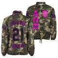 (Custom) Africa Zone Jacket - Alpha Nu Omega Sorority EST 2021 Camouflage Crossing Jacket A31