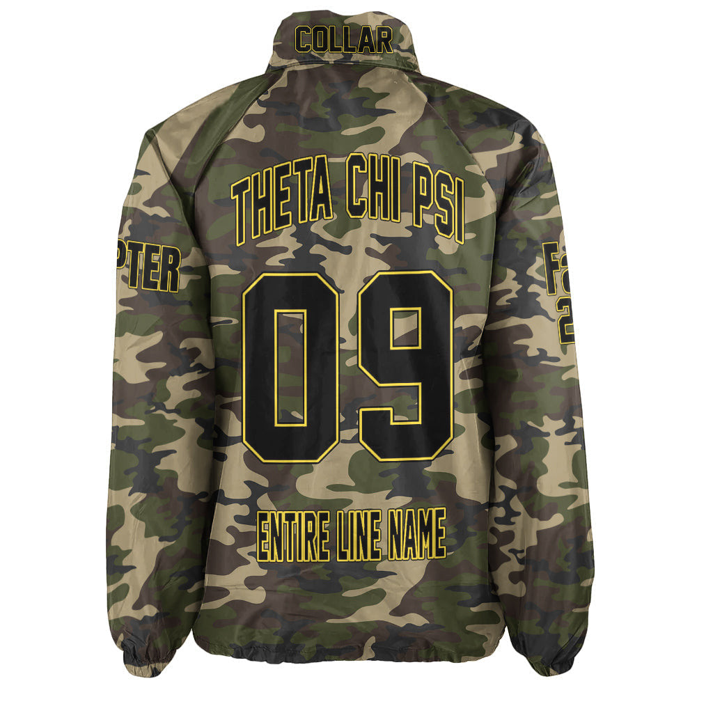 (Custom) Africa Zone Jacket - Theta Chi Psi Fraternity Camouflage Crossing Jacket A31