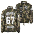 (Custom) Africa Zone Jacket - Beta Phi Pi Fraternity Camouflage Crossing Jacket A31