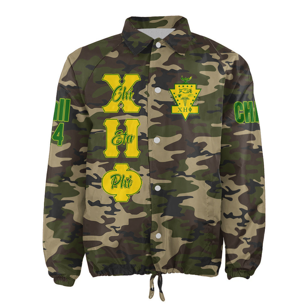 (Custom) Africa Zone Jacket - Chi Eta Phi Sorority Camouflage Crossing Jacket A31