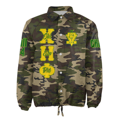 (Custom) Africa Zone Jacket - Chi Eta Phi Sorority Camouflage Crossing Jacket A31