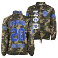 (Custom) Africa Zone Jacket - Zeta Phi Beta Sorority Camouflage Crossing Jacket A31