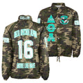 (Custom) Africa Zone Jacket - Delta Omicron Alpha Military Sorority Camouflage Crossing Jacket A31