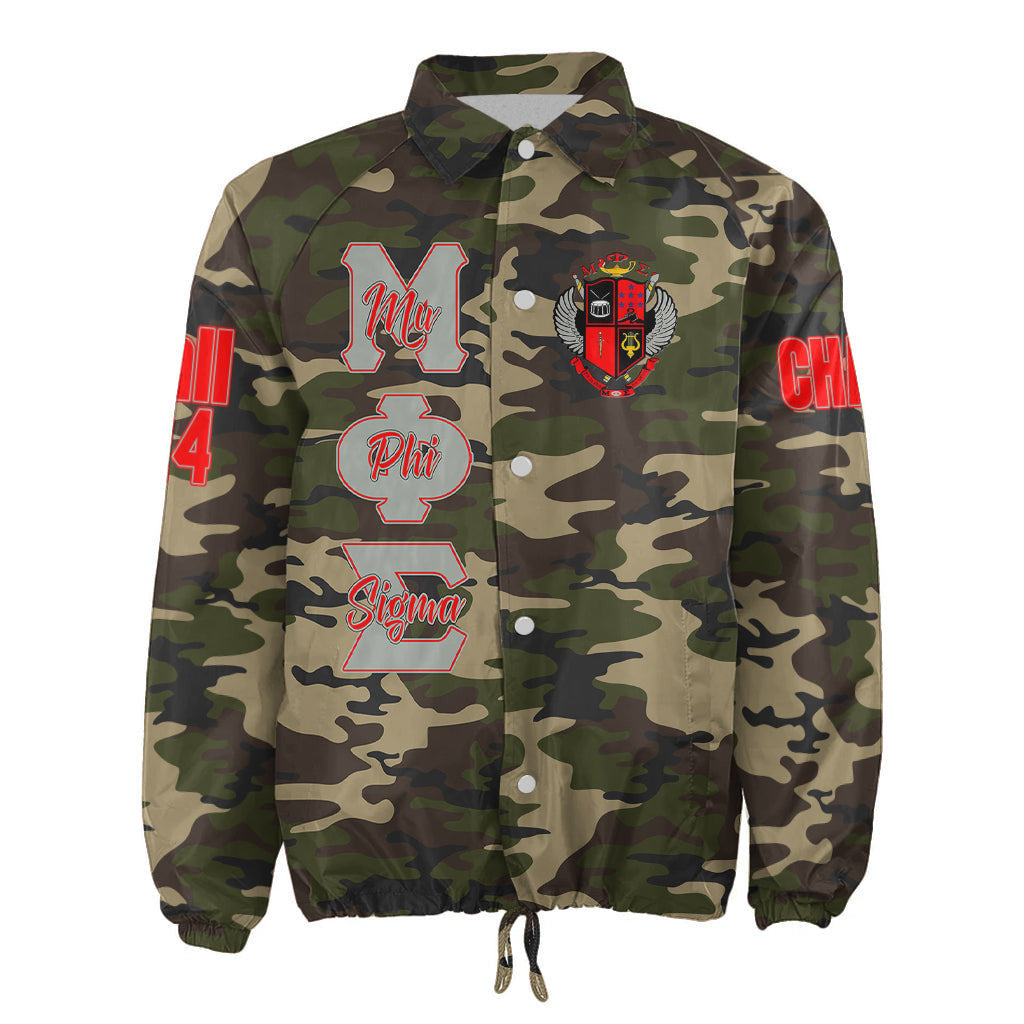 (Custom) Africa Zone Jacket - Mu Phi Sigma Fraternity Camouflage Crossing Jacket A31