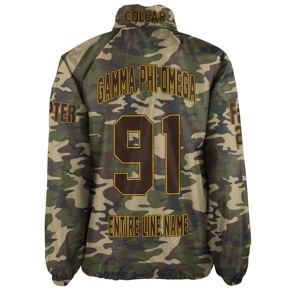 (Custom) Africa Zone Jacket - Gamma Delta Iota Camouflage Crossing Jacket A31