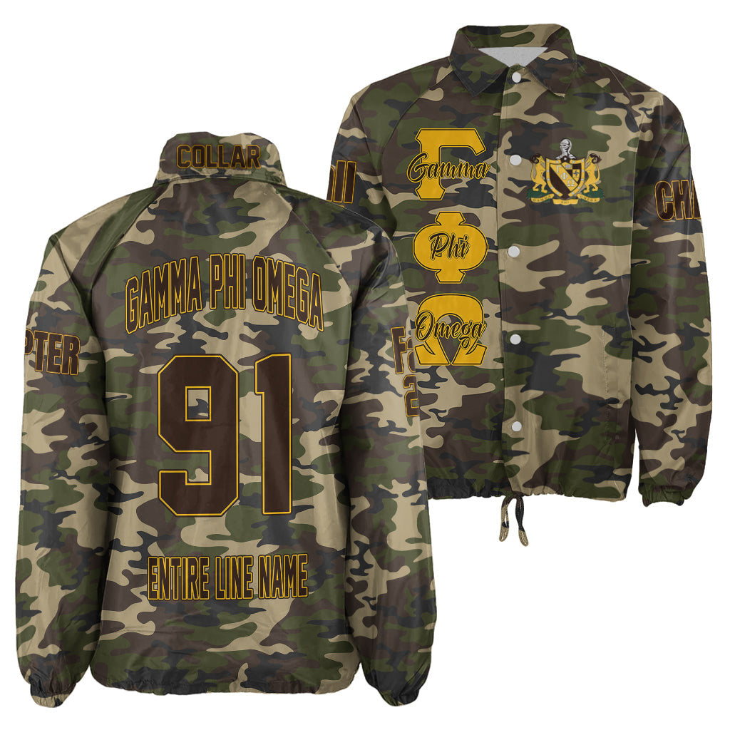 (Custom) Africa Zone Jacket - Gamma Delta Iota Camouflage Crossing Jacket A31