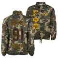 (Custom) Africa Zone Jacket - Gamma Phi Omega Fraternity Camouflage Crossing Jacket A31