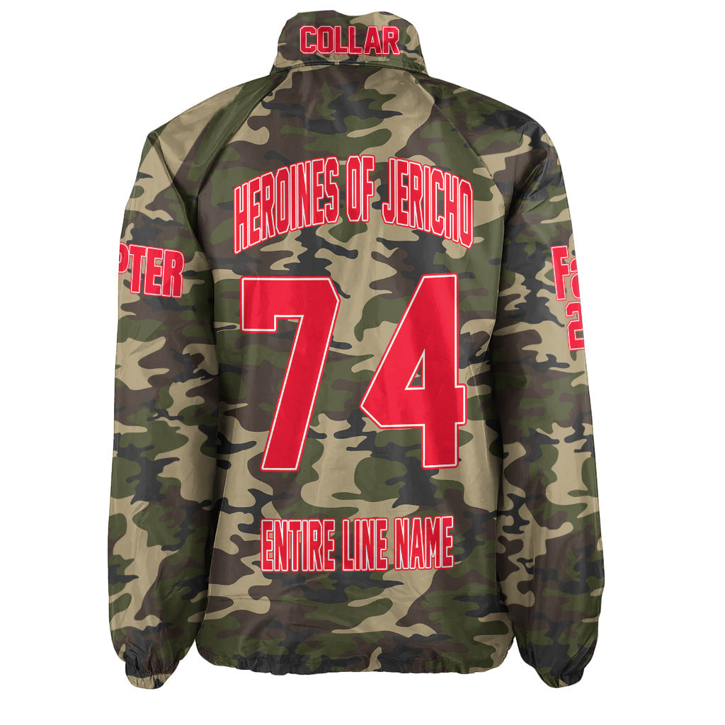(Custom) Africa Zone Jacket - Heroines Of Jericho Camouflage Crossing Jacket A31