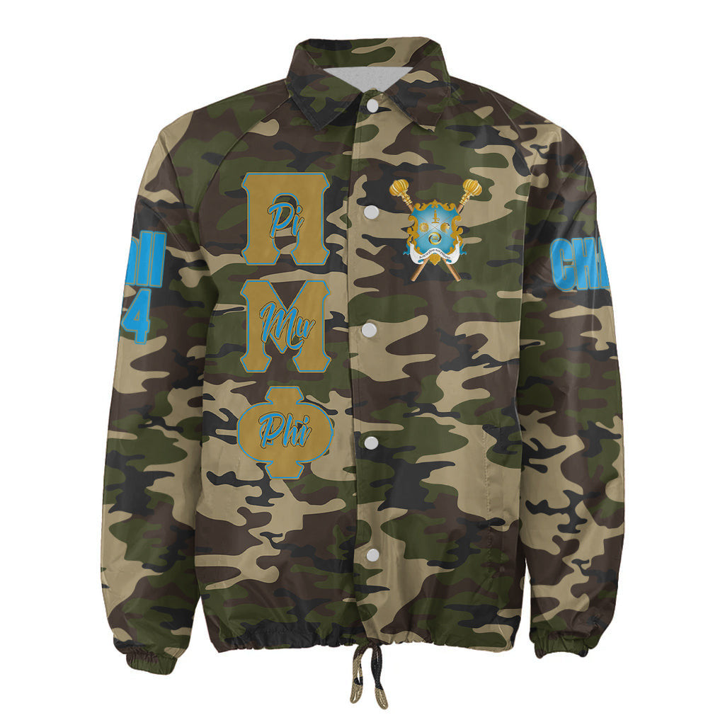 (Custom) Africa Zone Jacket - Pi Mu Phi Military Sorority Camouflage Crossing Jacket A31